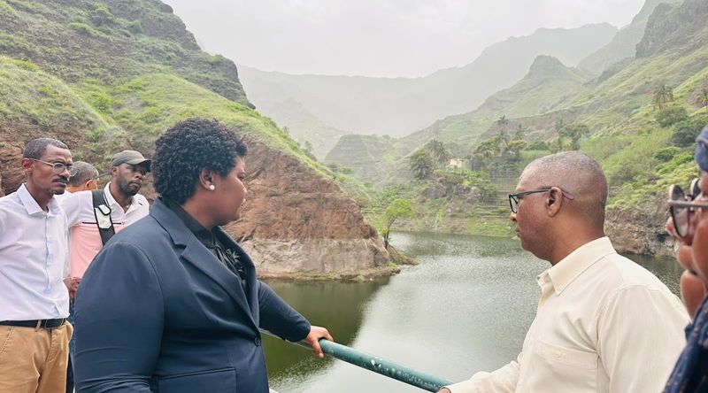Santo Antão: Ministra anuncia intervenções a montante da Barragem de Canto de Cagarra
