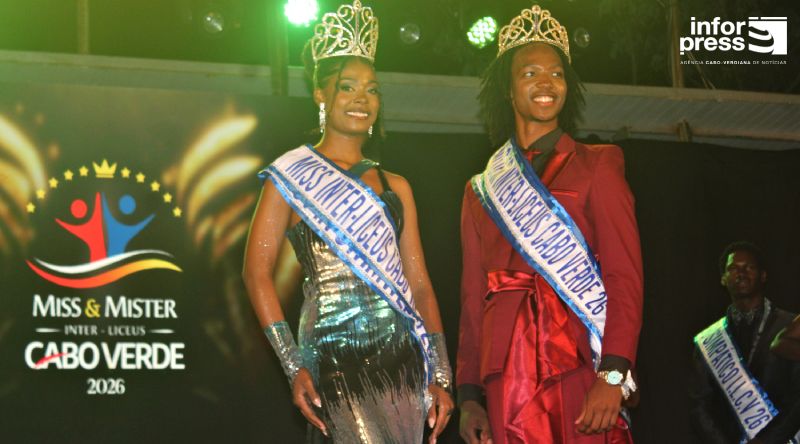 Brava: Maya Furtado e Jucelino Lopes conquistam títulos de Miss e Mister Inter-Liceu Cabo Verde 2026