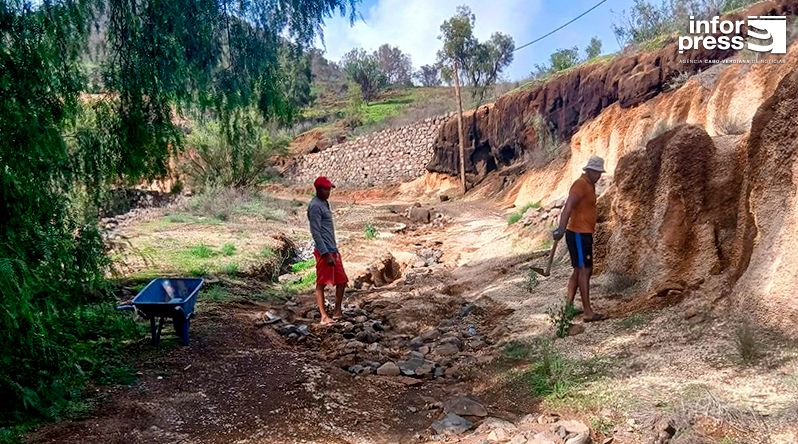 Santo Antão/Planalto Leste: Moradores envolvem-se na melhoria dos acessos danificados pelas chuvas