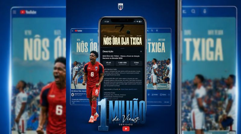 FCF celebra um milhão de visualizações do hino oficial dos Tubarões Azuis no YouTube