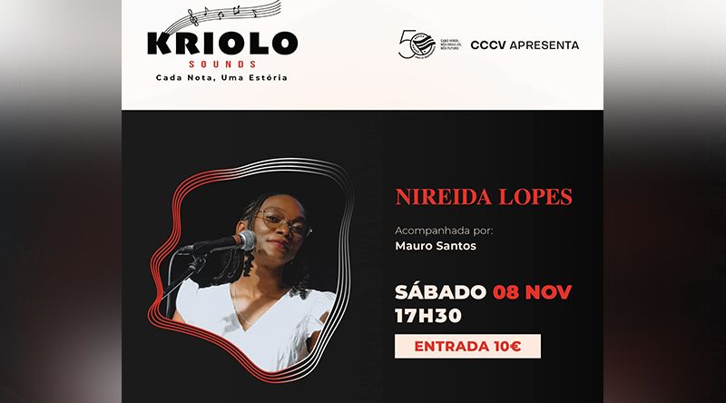 Portugal: Nireida Lopes em concerto intimista no “Kriolo Sounds - Cada nota, uma estória”