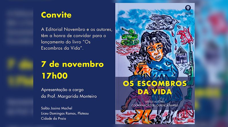 Lourença Tavares lança livro “Os escombros da vida” inspirado na infância marcada pela guerra em Angola 1974
