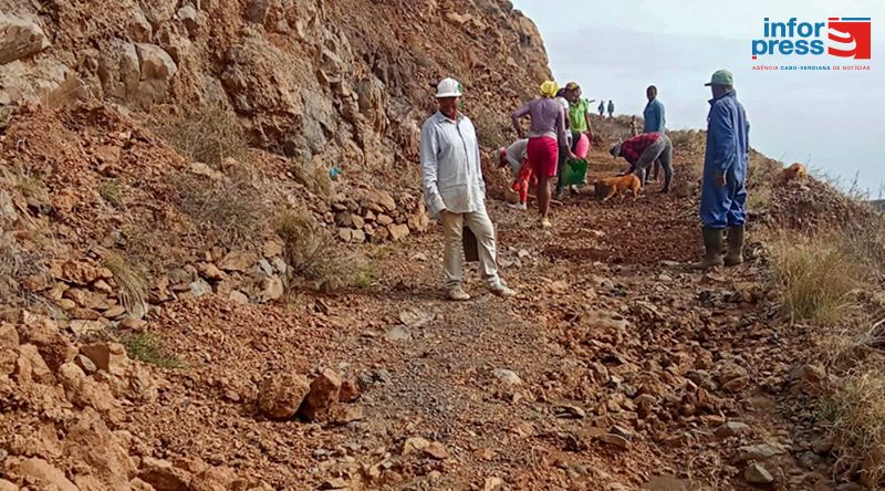 Porto Novo: Trabalhos de recuperação da estrada de Chã de Norte já andam
