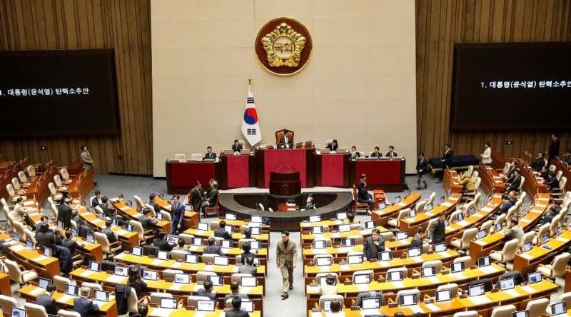 Parlamento sul-coreano aprova a destituição do Presidente Yoon Suk-yeol