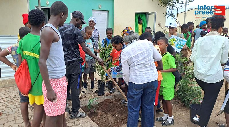 Santa Cruz: Plantação de árvores mobiliza crianças e comunidade para preservação ambiental