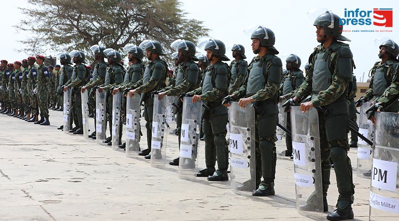 Cabo Verde já conta com mais um pelotão de controlo de tumultos nas Forças Armadas (corrigido)