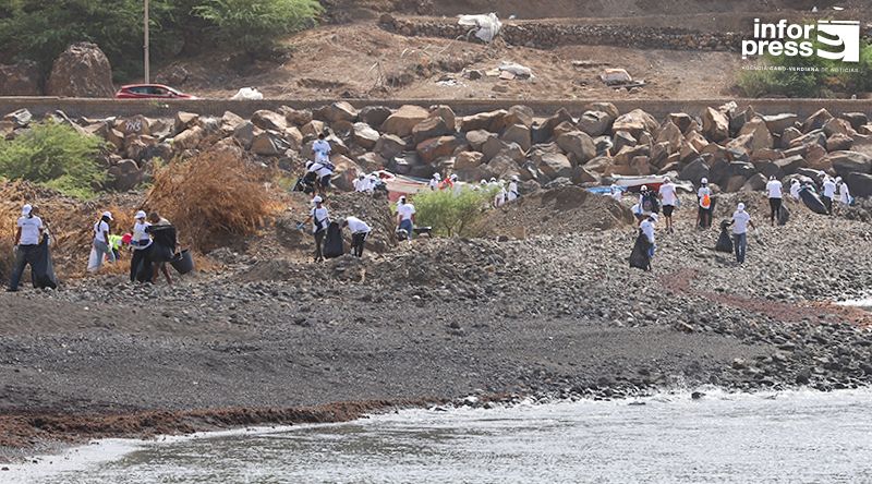 Dia Internacional da Limpeza Costeira: Praia Negra recebe acção de limpeza com voluntários e instituições