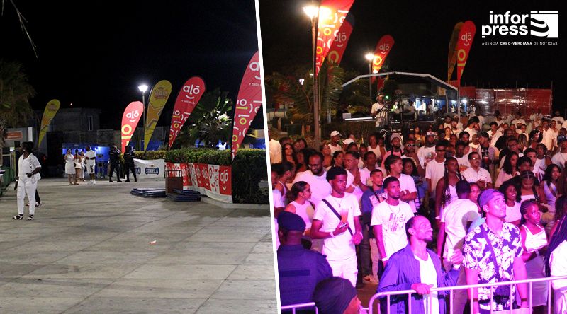 São Filipe: Atraso do público marca arranque da Noite Branca a primeira de cinco noites de festival/baile no Presídio