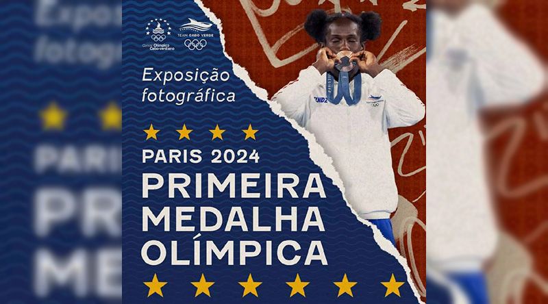 Uni-CV acolhe exposição fotográfica “Paris 2024 e a primeira medalha olímpica”