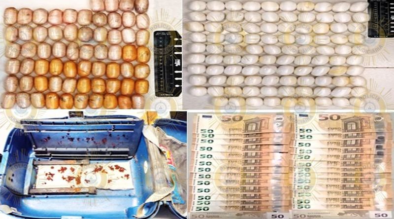 Tribunal decreta prisão preventiva para dois homens flagrados com mais de 2kg de cocaína no aeroporto da Praia