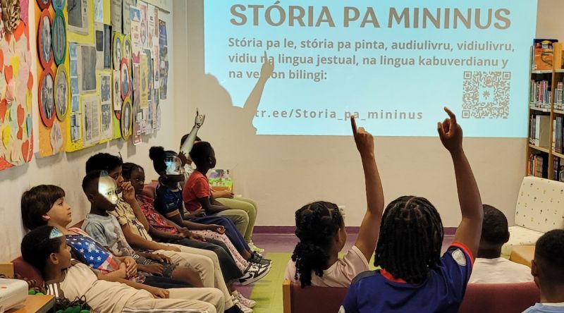 Karolina Abramowicz leva projecto “Stória pa Mininus” a mais uma escola em Portugal