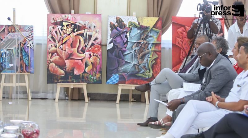 Palácio da Presidência acolhe exposição e venda de quadros de Mário Barbosa e Kiki Lima