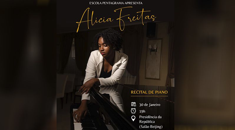 Pianista Alicia Freitas apresenta recital de piano na Presidência da República