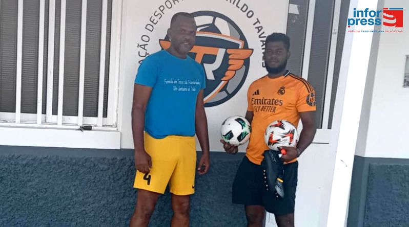  Porto Novo: Ex-atleta oferece materiais desportivos à escola de iniciação Rildo Tavares
