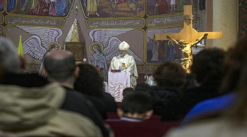 Representante do Papa celebra missa de Natal em Gaza
