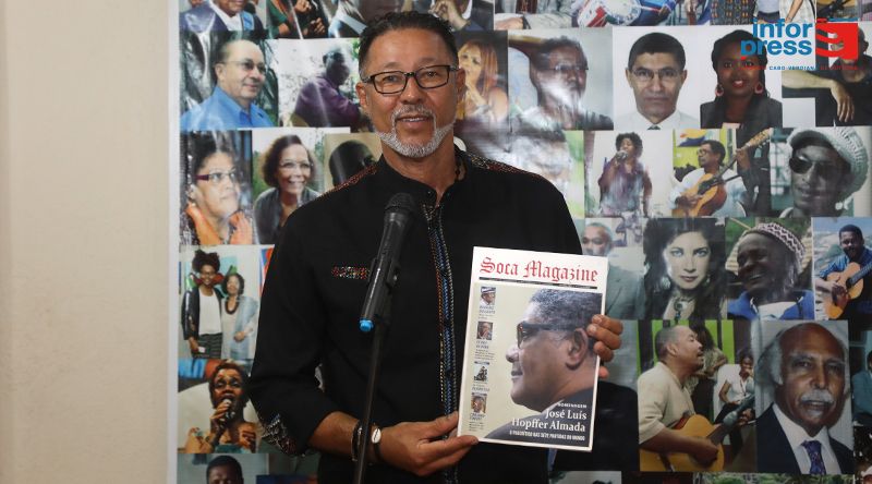 Revista Soca Magazine homenageia José Luís Hopffer Almada e valoriza cultura cabo-verdiana