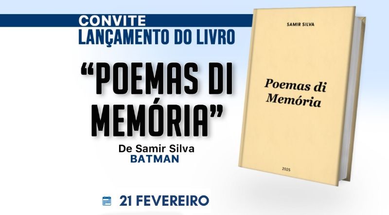 Samir Silva lança livro “Poemas di Memória” onde retrata importância da língua crioula