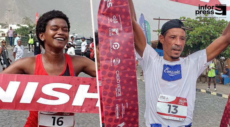 Santo Antão: Letícia Neves e Valter Araújo vencem terceira etapa do Cabo Verde Triangle Trail Longo
