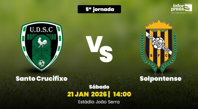 Futebol/Santo Antão Norte: Santo Crucifixo e Solpontense abrem última jornada da primeira volta