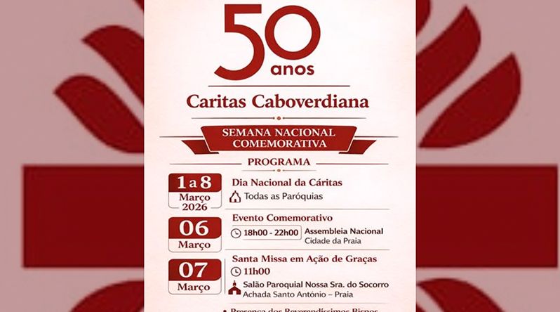 Cáritas Cabo-verdiana assinala 50 anos com Semana Nacional Comemorativa