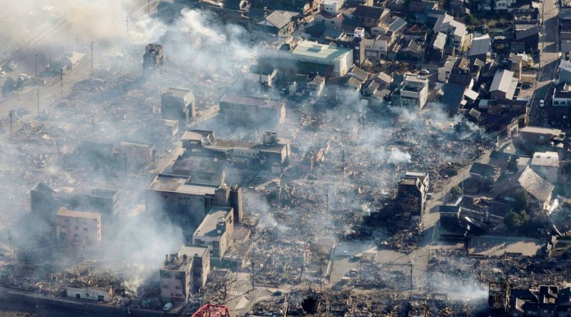 Sobe para 35 o número de mortos no sismo que atingiu o Japão