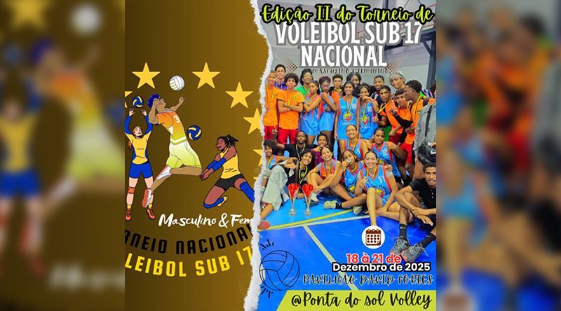 Voleibol: Torneio Nacional Sub-17 reúne equipas de Santo Antão e São Vicente na Ribeira Grande