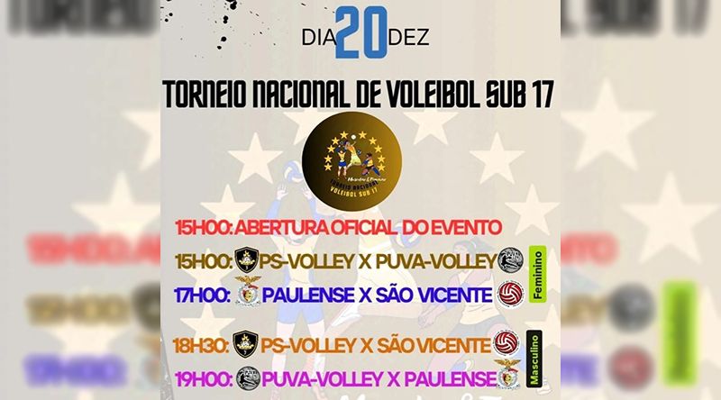 Ribeira Grande: Torneio nacional de voleibol sub-17 arranca na sexta-feira no Pavilhão David Fortes