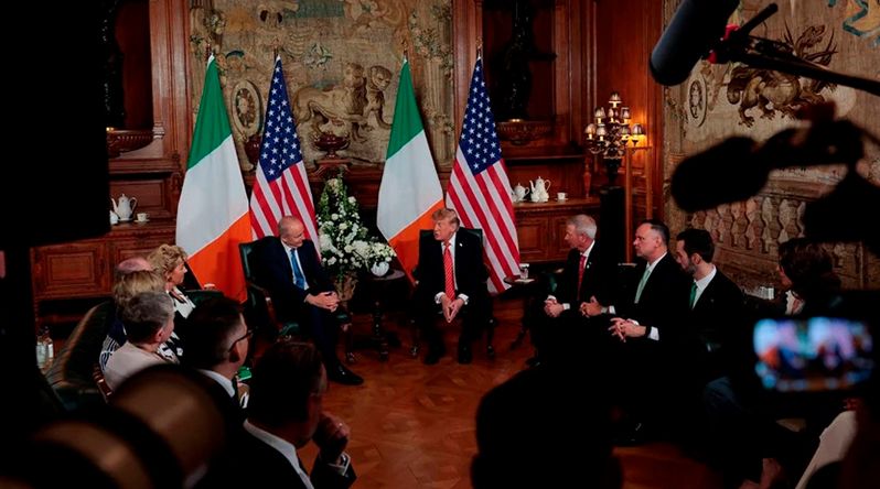 Trump defende que reunificação da Irlanda “vai acontecer eventualmente”