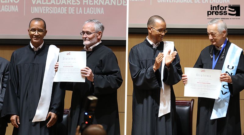 Uni-CV distingue dois académicos da Universidade de La Laguna com título de Doutor Honoris Causa