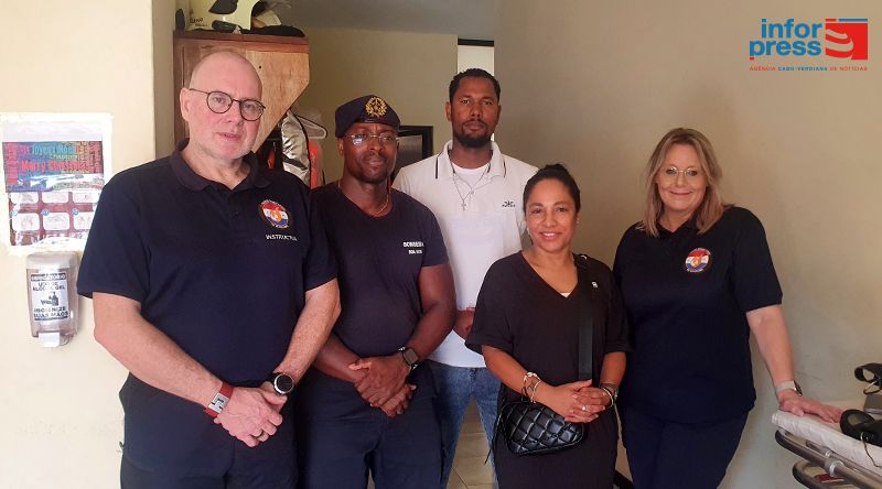 Boa Vista: Protecção Civil recebe visita Bombeiros Sem Fonteiras da Holanda