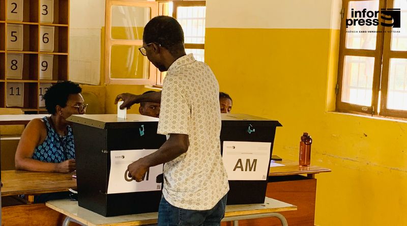 Autárquicas 2024/Maio: Rely Brito diz-se preparado para a vitória ao exercer direito de voto