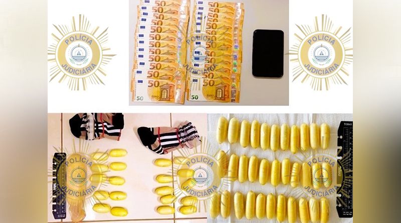 Mulher detida no Aeroporto da Praia com cápsulas de cocaína no corpo e na bagagem  