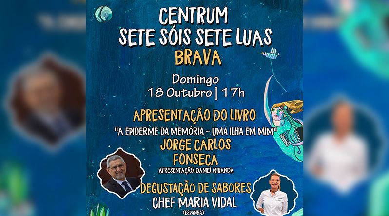 Brava acolhe apresentação do livro de Jorge Carlos Fonseca com literatura, gastronomia e música