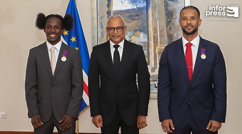 Cabo Verde condecora David de Pina e Evelino Rodrigues após conquista olímpica histórica