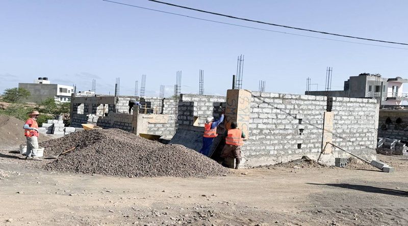 Porto Novo: Governo tem em construção 12 habitações para famílias vulneráveis neste município 