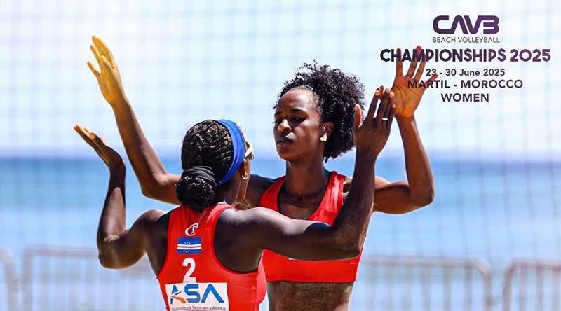 Voleibol de praia: Duplas cabo-verdianas já competem no Torneio Continental em Marrocos qualificável para Mundial
