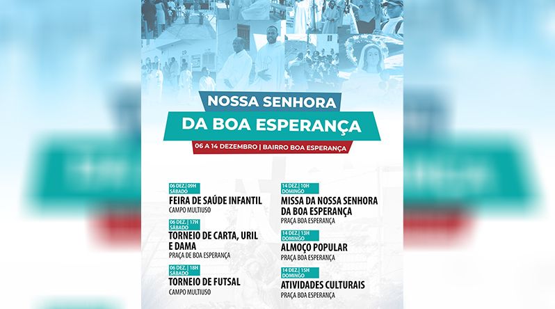 Boa Vista: Bairro da Boa Esperança celebra festa da padroeira