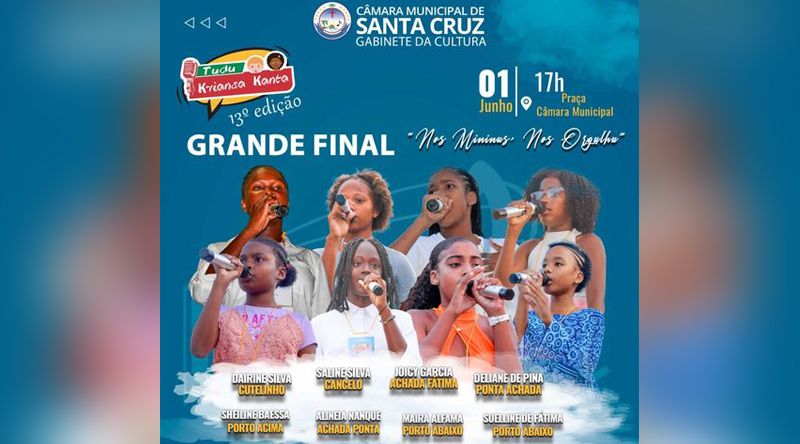 Santa Cruz: Gala final "Tudu Kriansa Kanta" acontece este sábado com oito finalistas