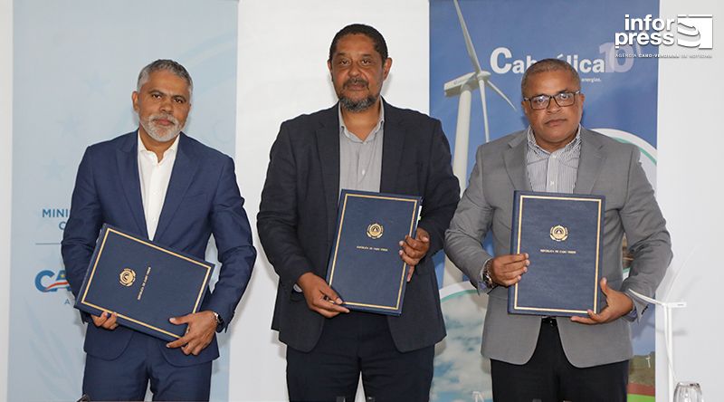 Governo assina contrato com Cabeólica para execução de projecto que vai duplicar produção de energia eólica