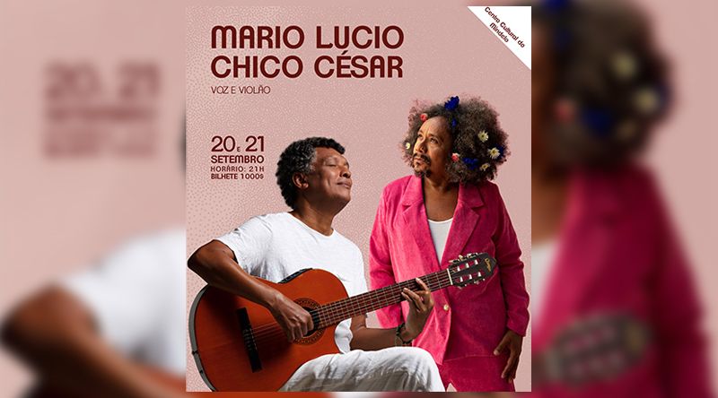 São Vicente: Mário Lúcio e Chico César em concerto de voz e violão no Centro Cultural do Mindelo