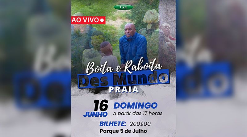 Teatro: Tikai apresenta "Boita i Raboita des Mundo" domingo no Parque 5 de Junho