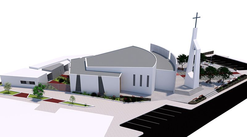Porto Novo: Bispo da Diocese do Mindelo aborda com a comunidade católica construção da igreja matriz