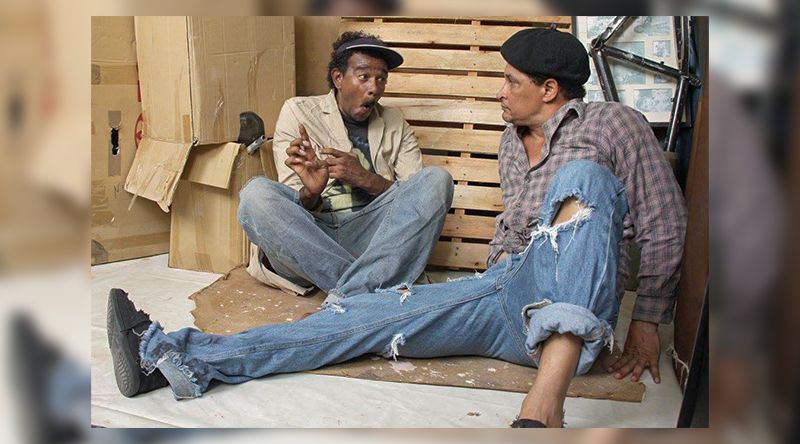 Teatro: Sala de Clichy (Paris) lotada para assistir à actuação dos actores Jorge Martins e César Lélis