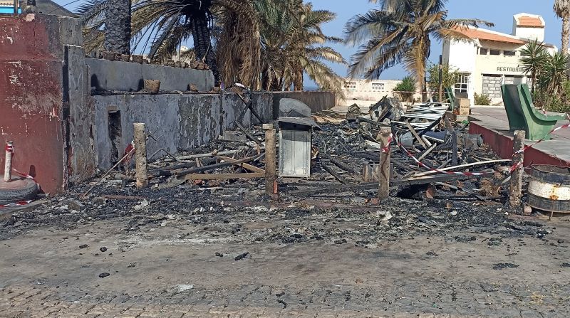 Santo Antão: Incêndio destrói quiosque na Ponta do Sol