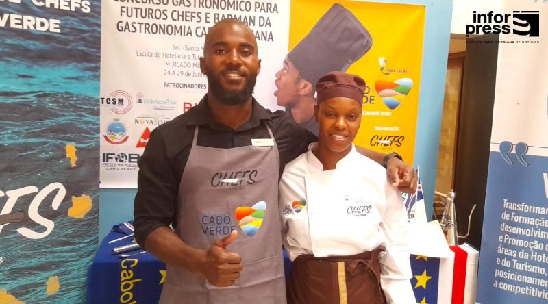 Ilha do Sal: Liliana Silva e Aladino Morais são os vencedores do concurso “Futuros Chefs e Barman da gastronomia cabo-verdiana”