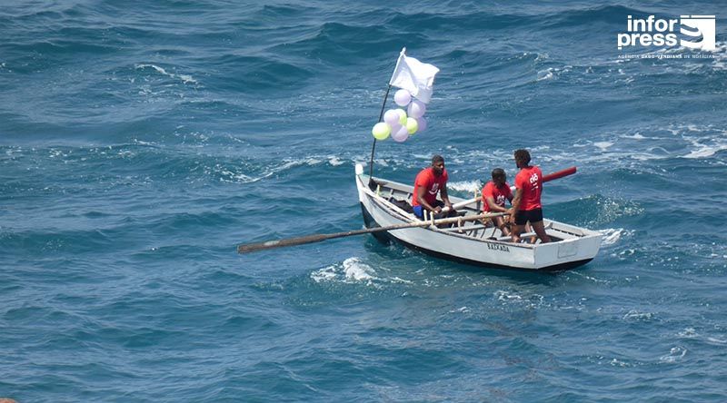 São Filipe: Trio comandado por Paulo vence regata de bote no percurso Vale dos Cavaleiros - Fonte Bila