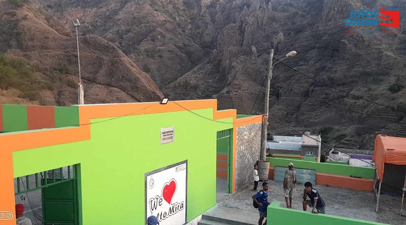 Santo Antão/Desporto: Placa desportiva de Alto Mira reabilitada para satisfação dos jovens