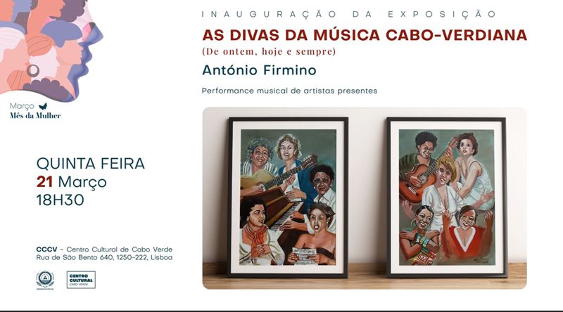 Portugal: António Firmino inaugura exposição “As divas da música cabo-verdiana” em Lisboa