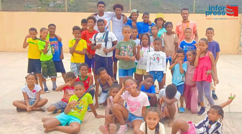 São Nicolau: Crianças de Campinho e arredores participam em colónia de férias do projecto “Um dia Diferente”