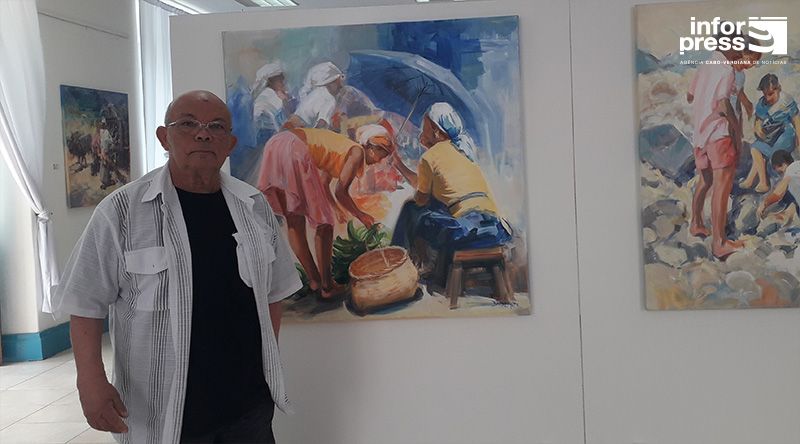 Artista plástico David Levy Lima expõe “Memórias de Tempo” na cidade da Praia